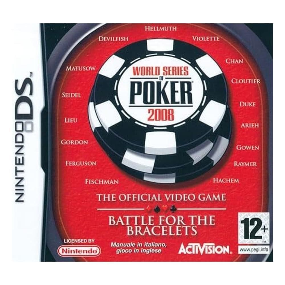 Jogo World Series Of Poker 2008 Battle For The Bracelets Nds