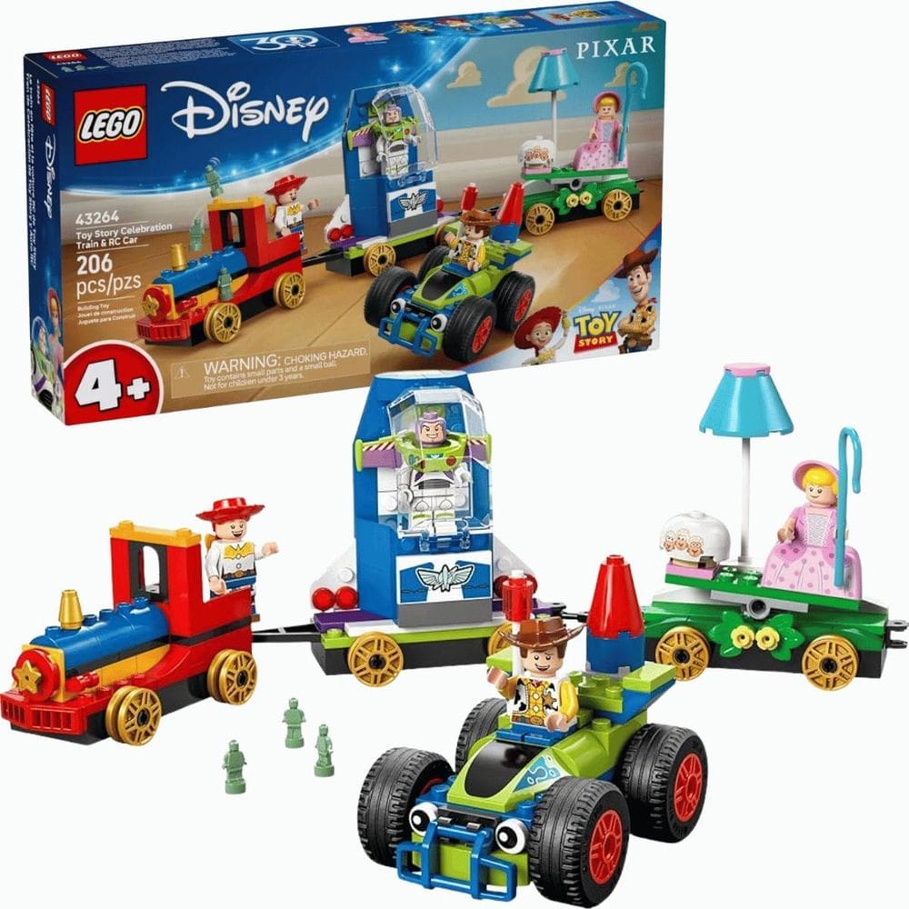 Lego Disney Toy Story Trem E Carro De Celebração206Pçs 43264