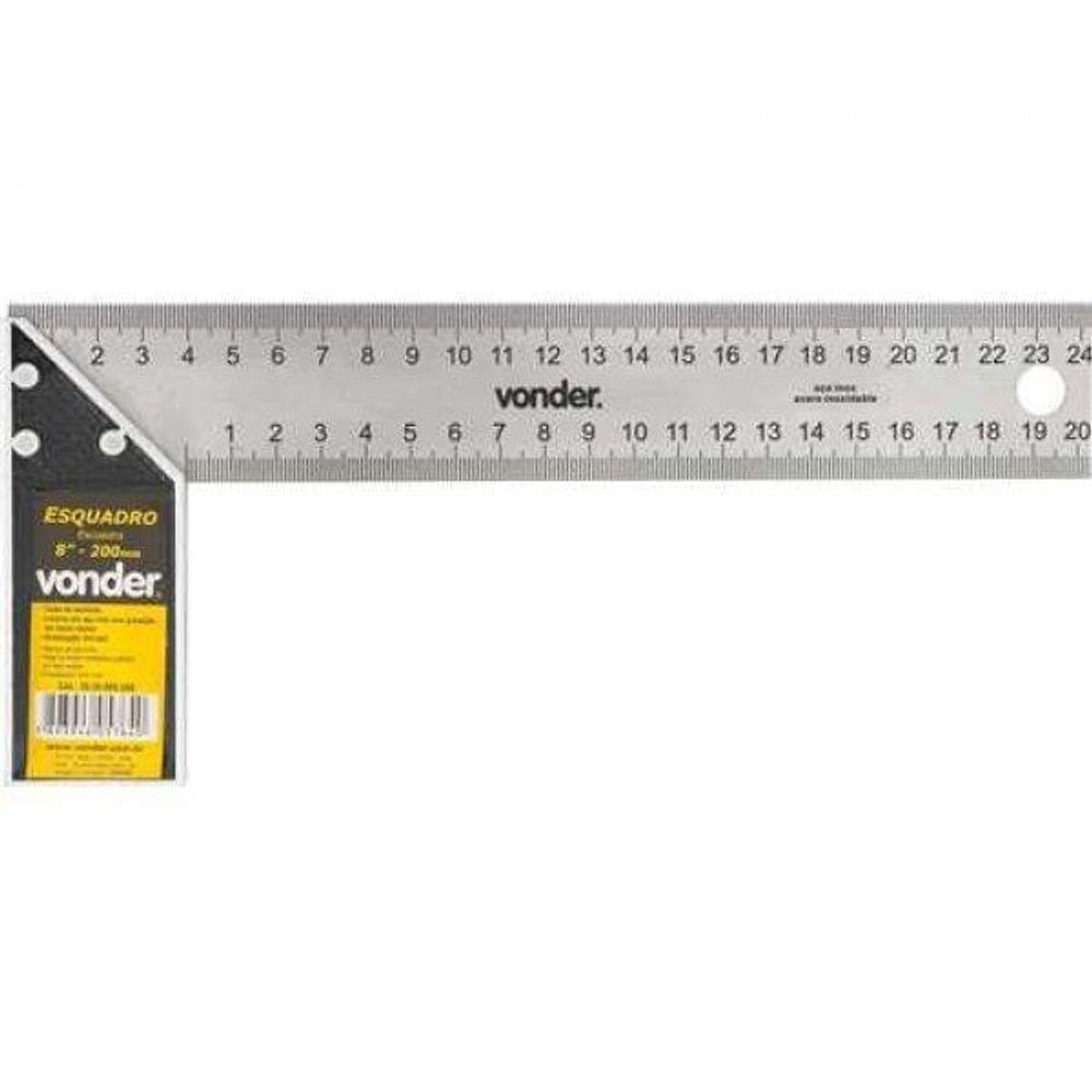Esquadro Cabo Alumínio 8 Pol - Vonder