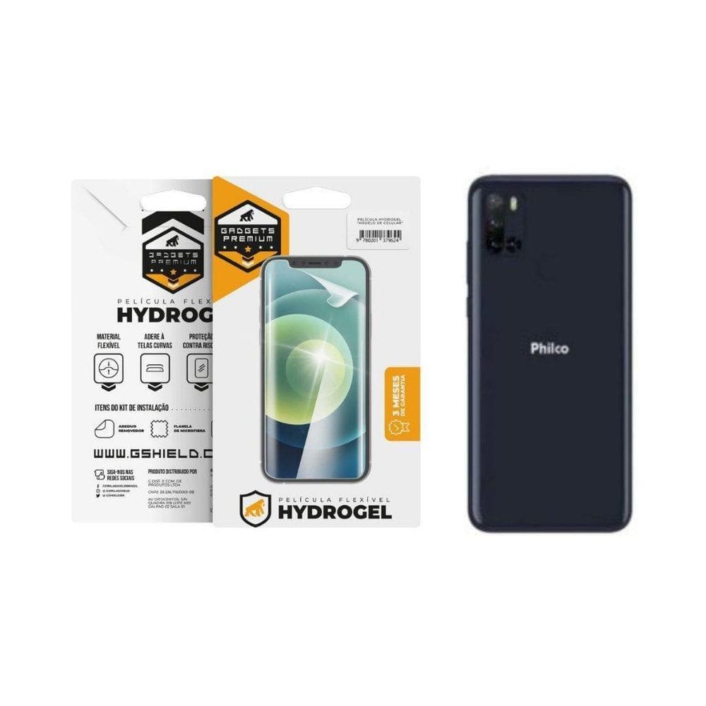 Película Para Philco Hit P13 - Traseira Hydrogel Hd- Gshield