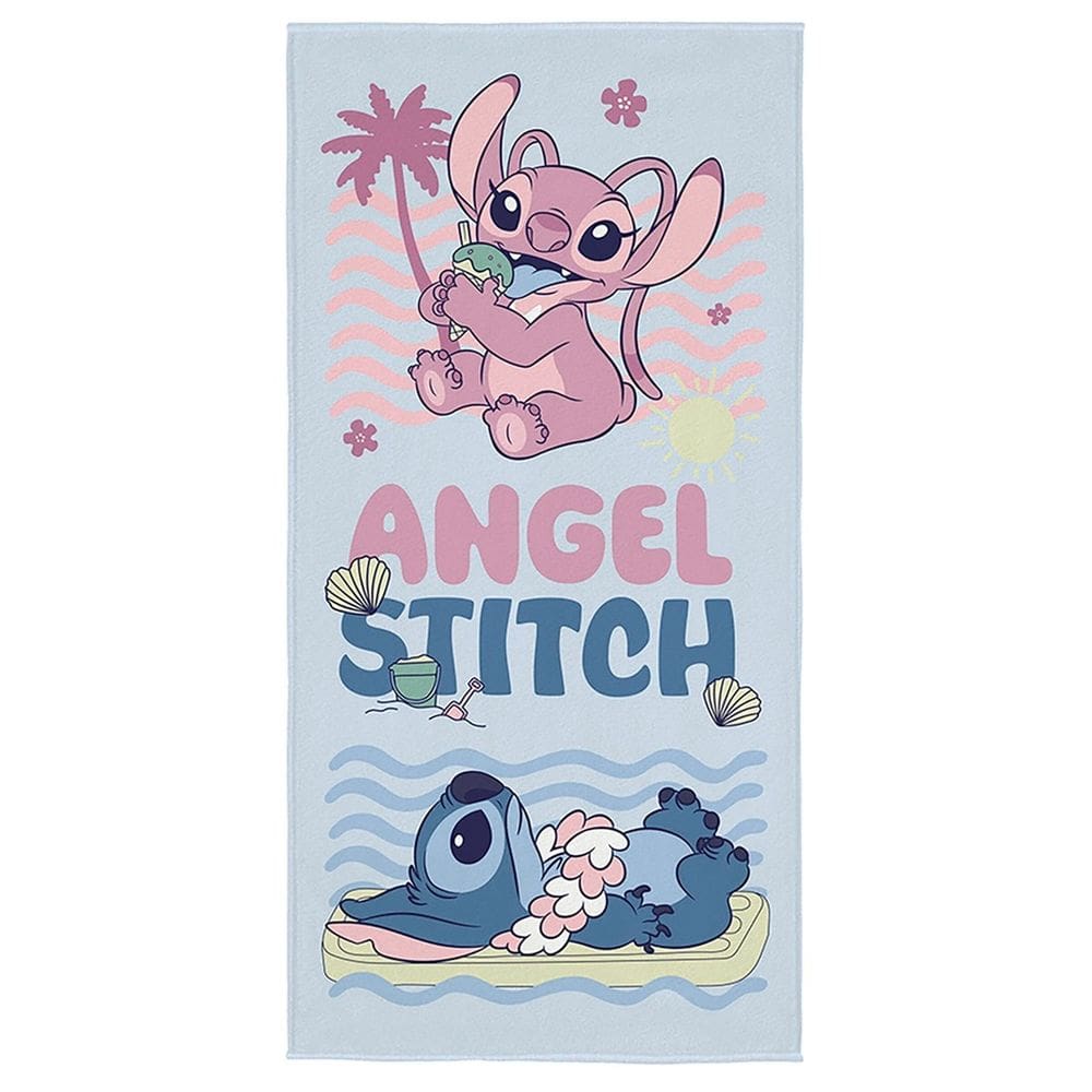 Toalha Aveludada Infantil Stitch 70cm x 1,40m Lepper Oficial