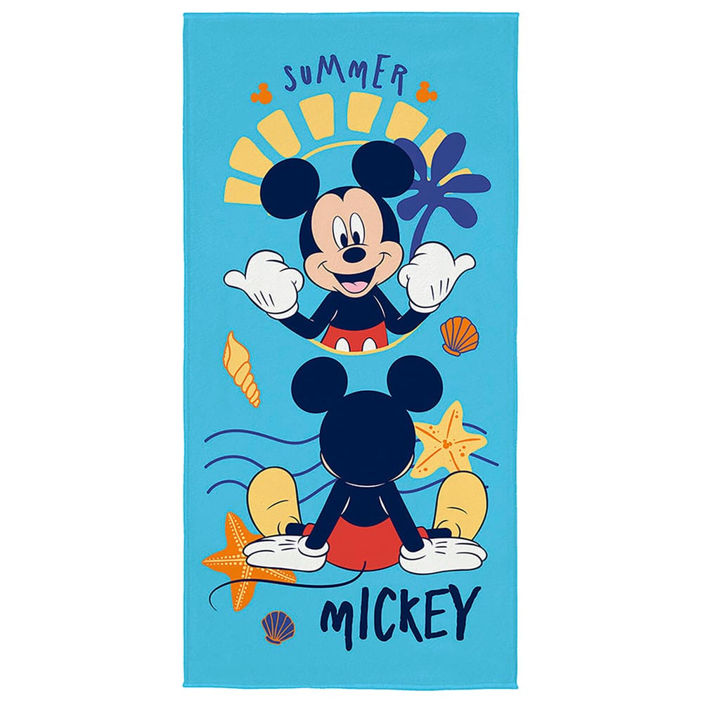 Toalha Aveludada Infantil Mickey 70cm x 1,40m Lepper Oficial