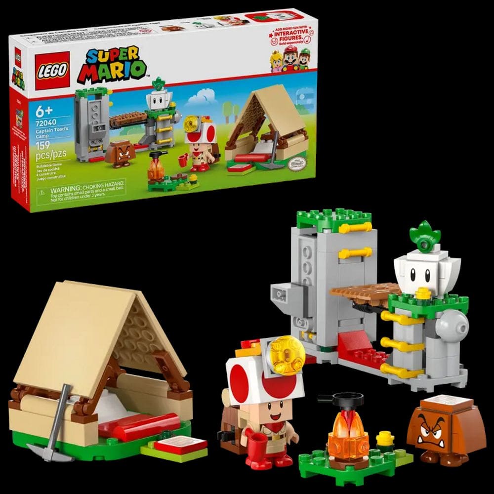 Blocos De Montar - Acampamento do Capitao Toad LEGO DO BRASIL