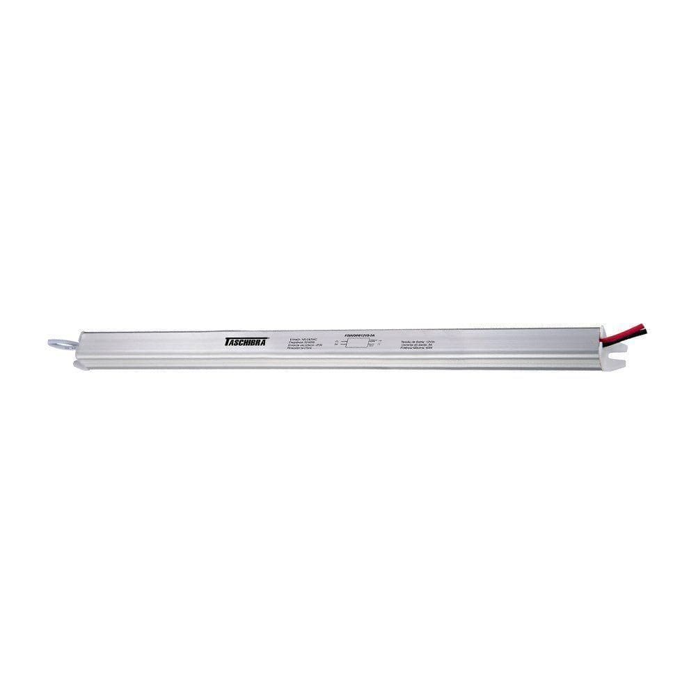 Fonte Slim Chaveada Para Fita Led Taschibra 12v 5a - 60W Bivolt
