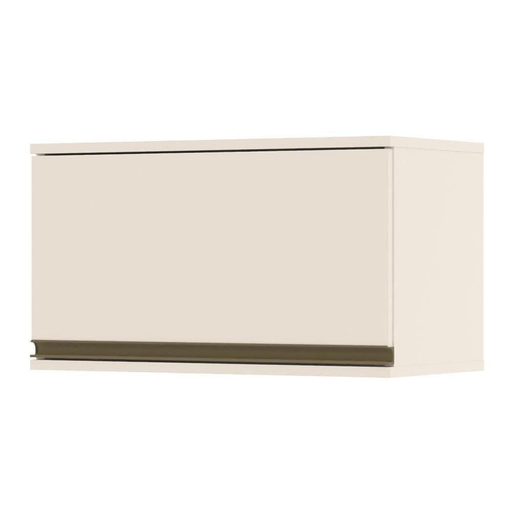 Armário Aéreo 1 Porta Basculante 60cm Connect Off White - Móveis Henn Off White
