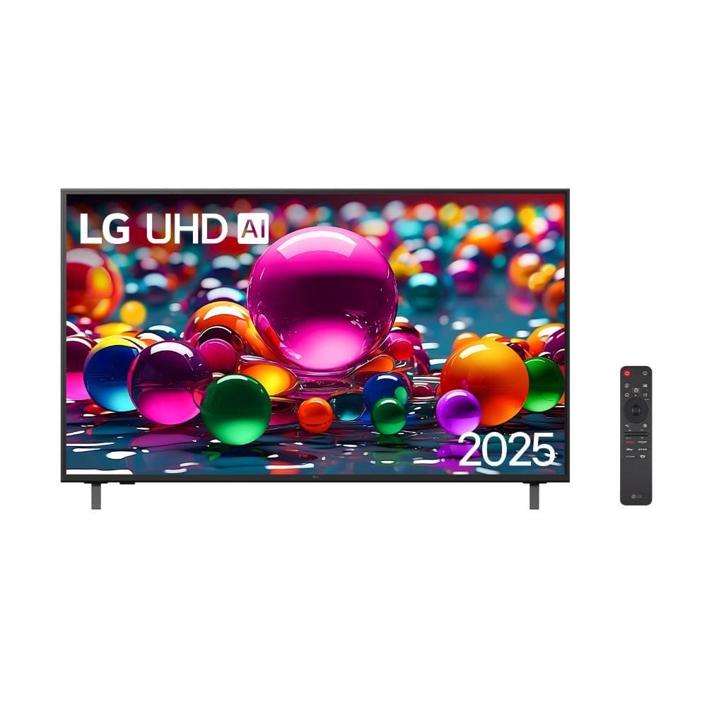 Smart TV 4K 43” LG UHD 43UA8550PSA Processador a7 Ger8 AI Alexa integrado Otimizador de Jogos webOS 25 compatível com Controle Smart Magic