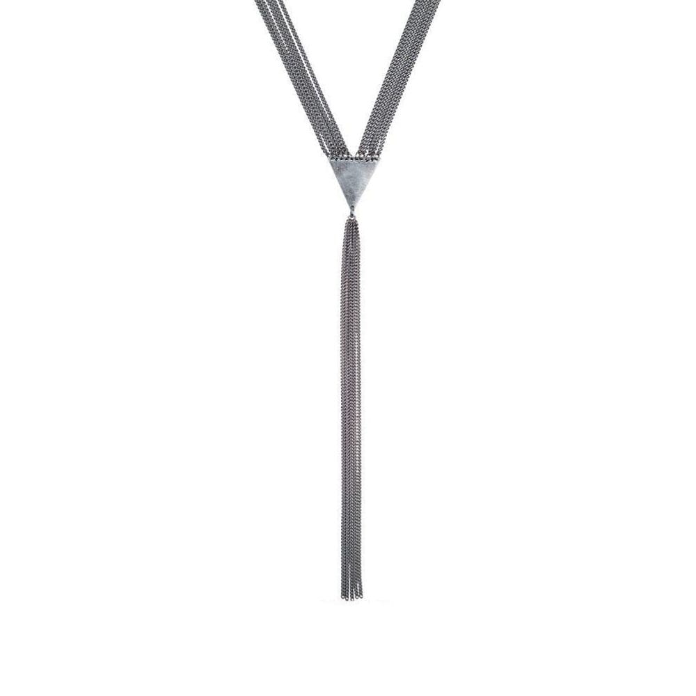 Colar Armazem Rr Bijoux Triangulo Correntes