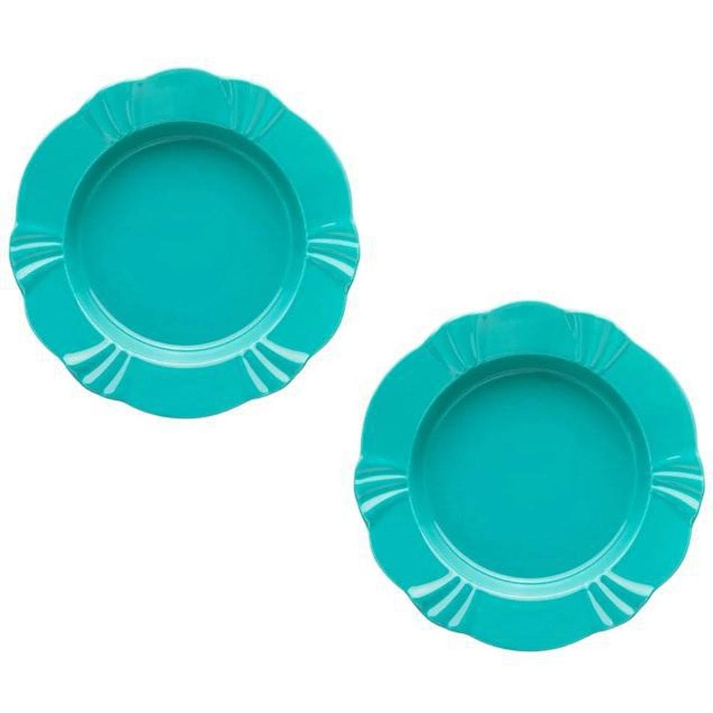 Kit 2 Pratos Fundos Porcelana 24Cm Soleil Dreams Oxford