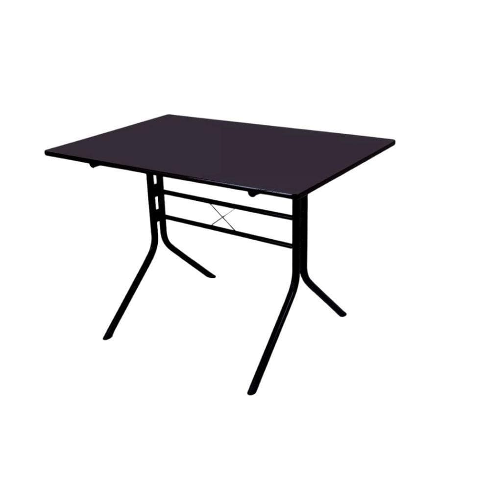Mesa Moema 120x70 Preta Base Preta
