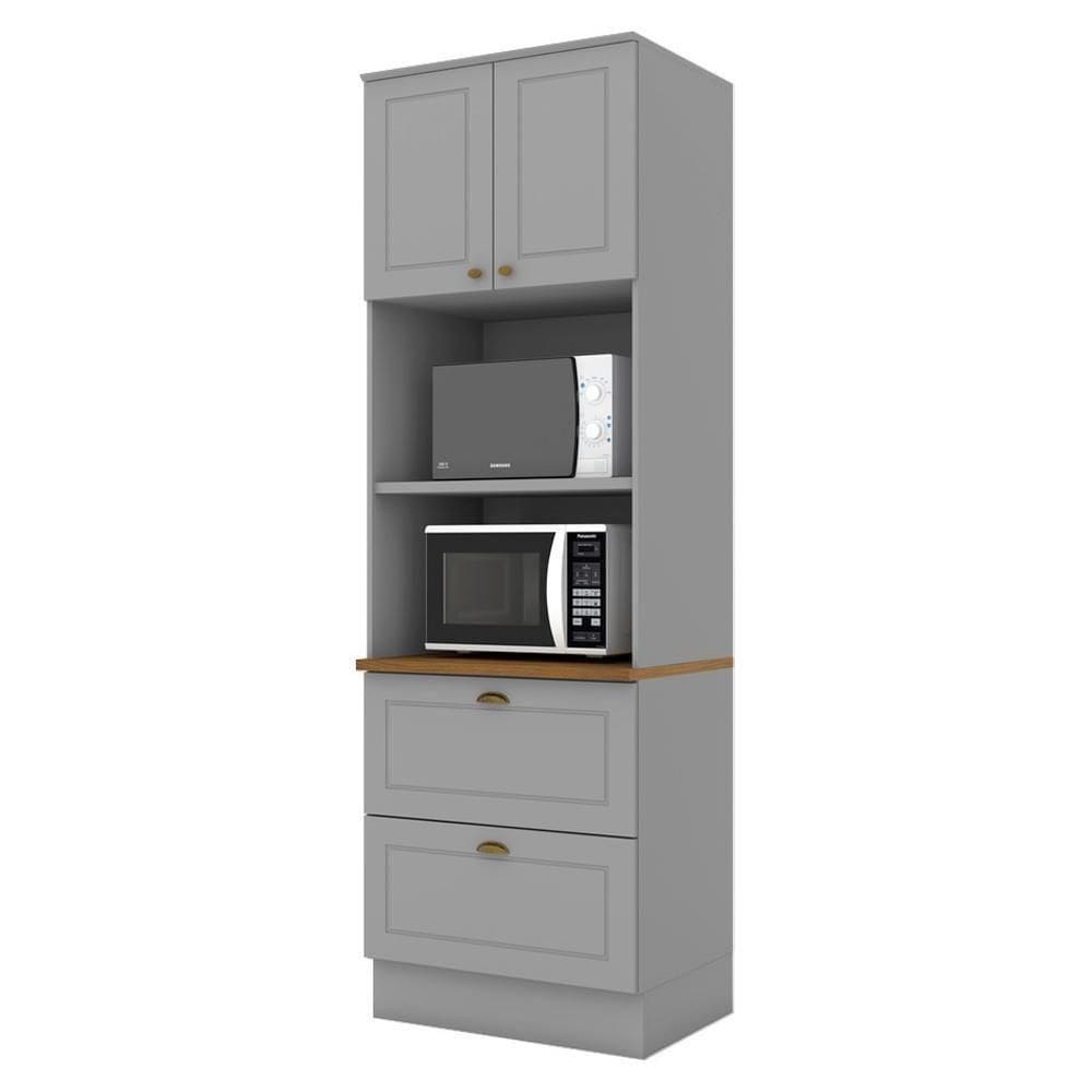 Torre Quente 2 Portas 2 Gav 72cm C351 Americana Nature Henn