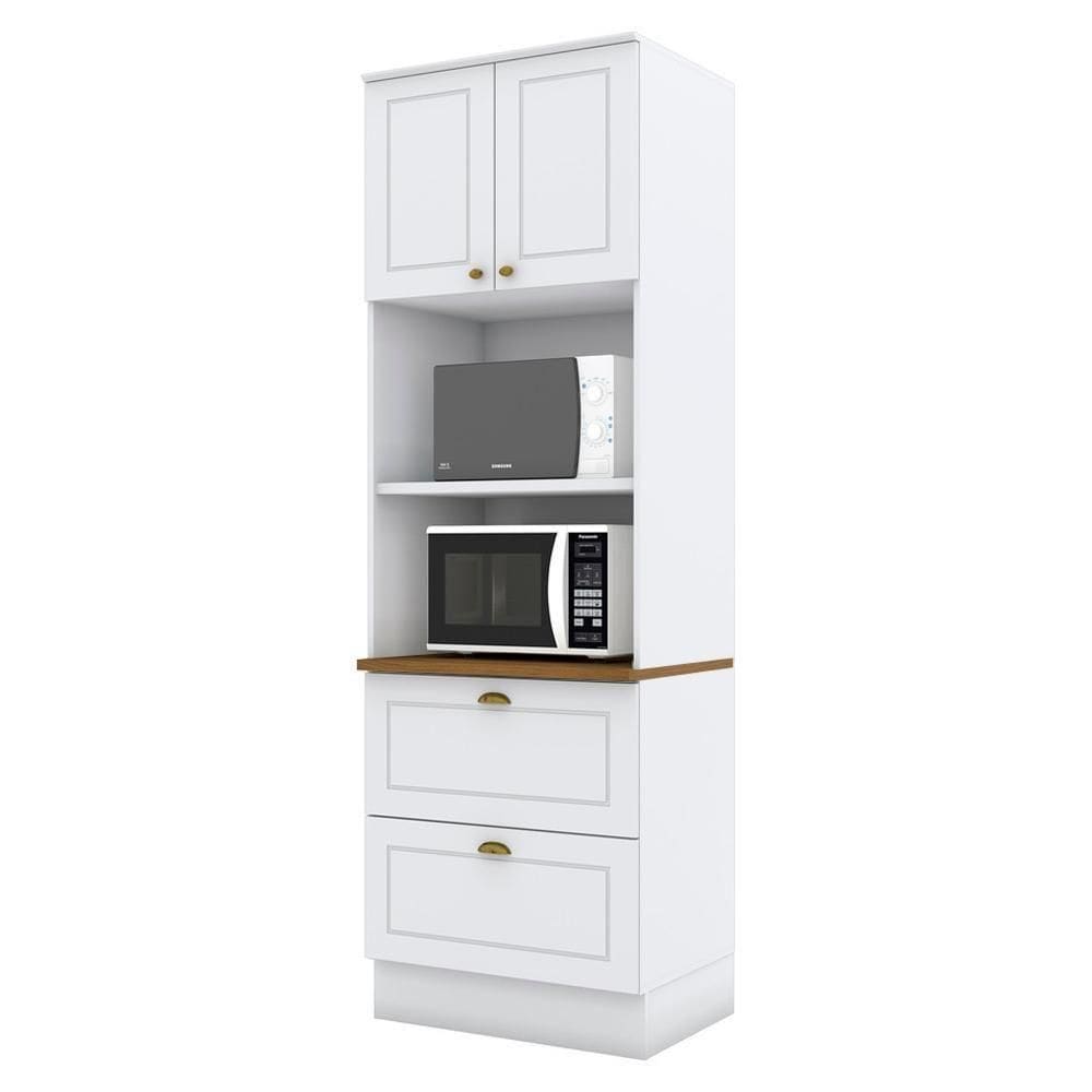 Torre Quente 2 Portas 2 Gav 72cm C351 Americana Nature Henn