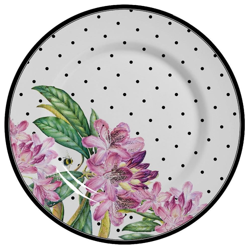Conjunto Com 6 Pratos Raso Azalea Plus