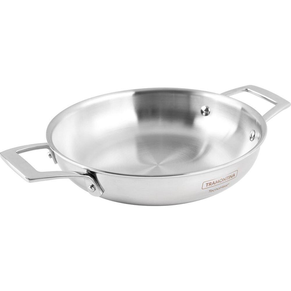 Frigideira Pergaminho Tramontina Aço Inox Grano 30Cm 2L