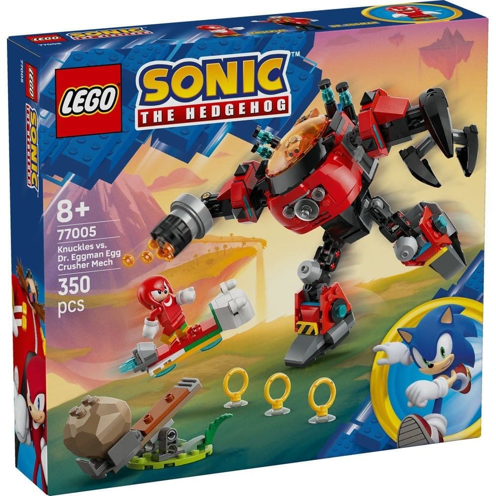 Blocos De Montar - Knuckles vs Robo Egg Crusher do Dr Eggman LEGO DO BRASIL