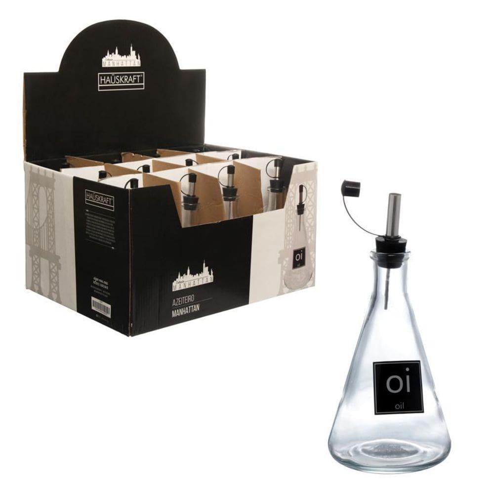 Azeiteiro De Vidro Manhattan 250Ml