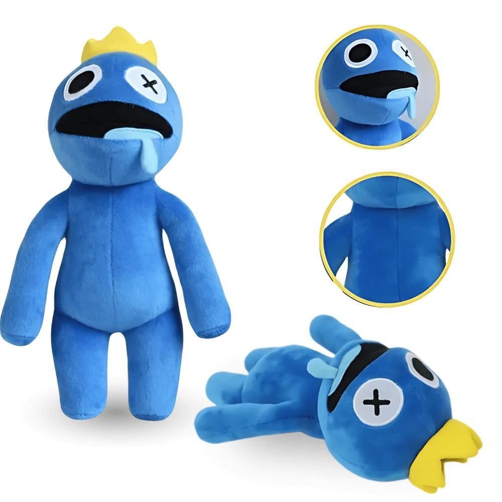 Tipo Boneco Azul Pelúcia Babão Divertido Macio Antialérgico