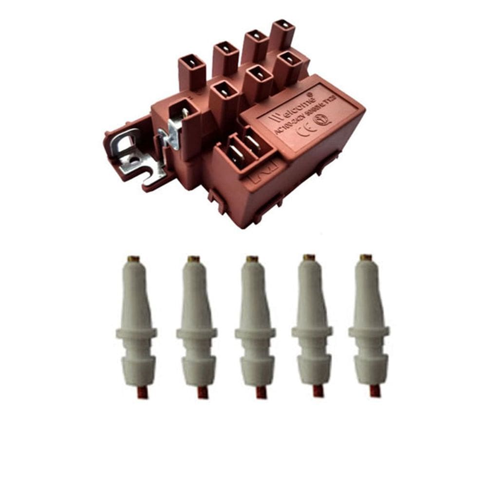 Kit 1 Usina De Ignição e 5 Eletrodos Fogões Dako Ge