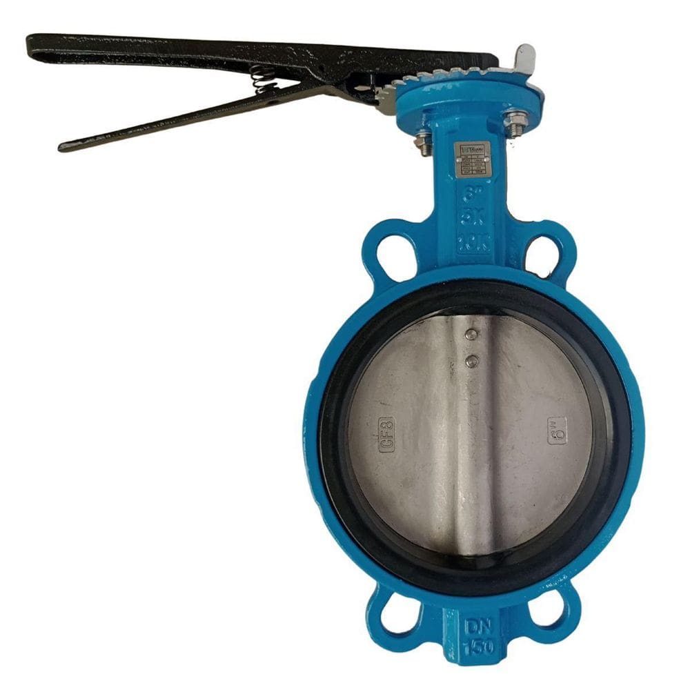 Vb609Fd150 Valvula Borboleta Wafer Disco Cf8 Epdm Dn 6 Pol