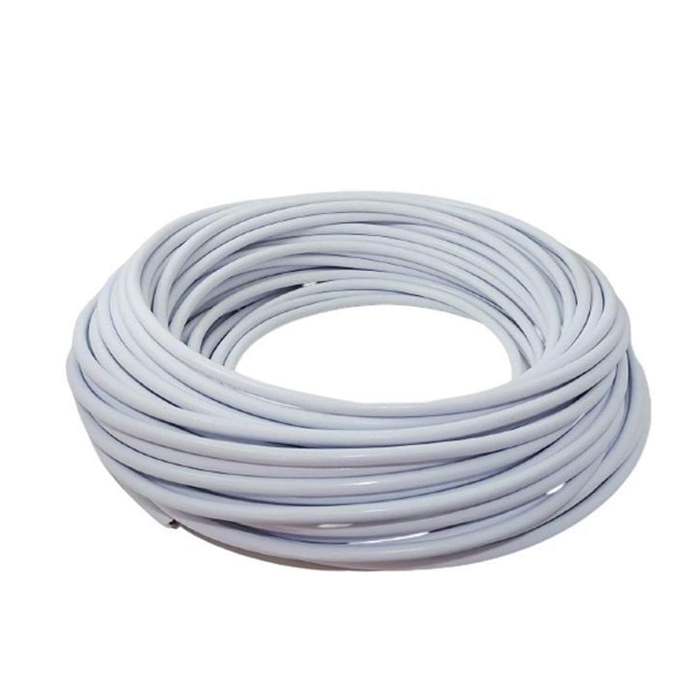 Cabo Flexível Pp 3X2,5Mm Rolo Com 50 Metros Branco