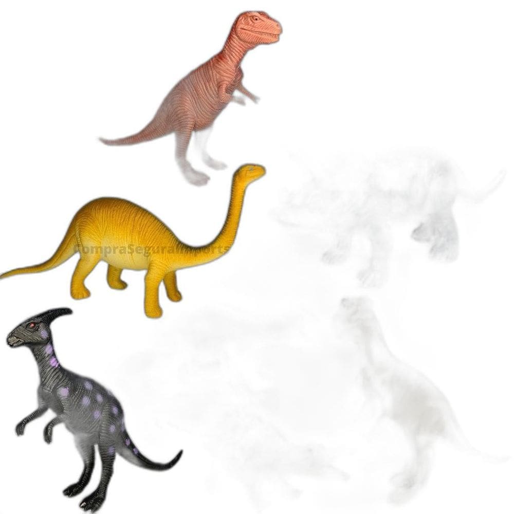 8 Dinossauro De Borracha Miniatura Brinquedo Jurassic Dragao