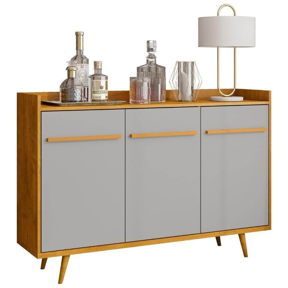 Buffet Aparador Sala De Estar 135cm Nick Naturalle-off B02 - Mpozenato
