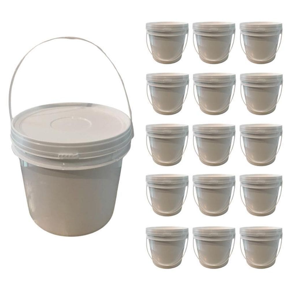 Balde Para Gelo Cubo De 2.2L Branco Lacre 15 Pçs