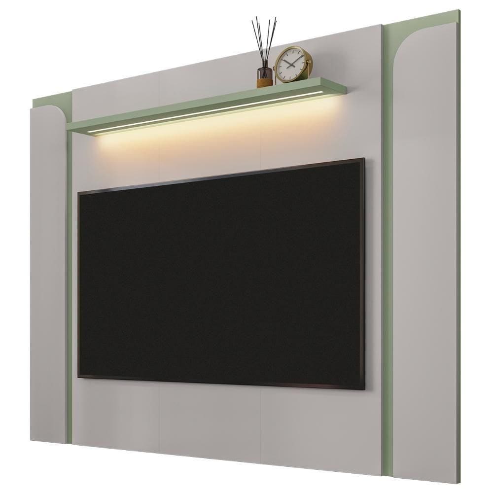 Painel Para Suspenso 75 Pol 180cm Marina Off/pistache B02 - Mpozenato