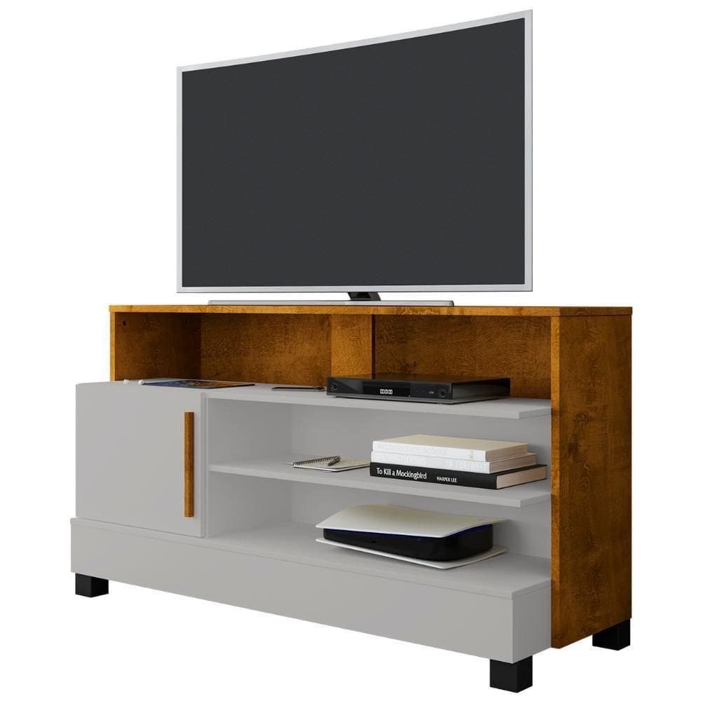 Rack Bancada Para 48 Pol 108cm Angra Off/naturalle B02 - Mpozenato