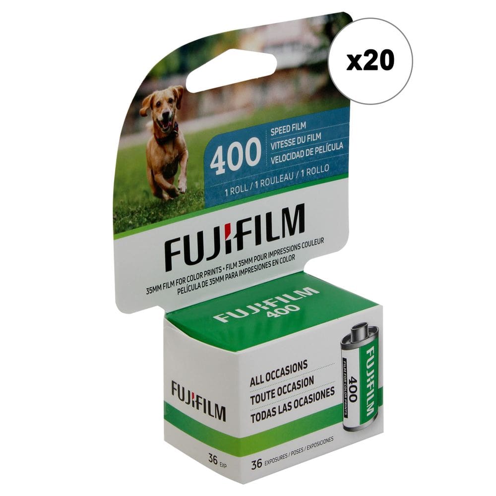 Filme Fujifilm 400 Color Negative 35mm 36 exposições x20