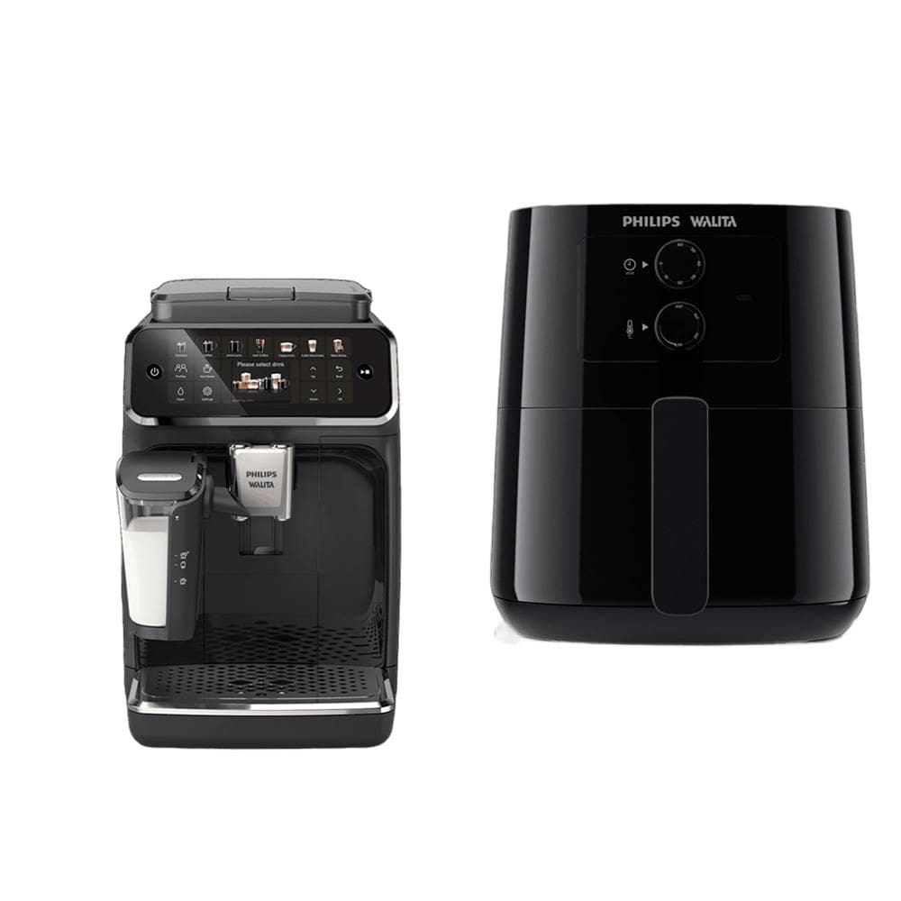Cafeteira LatteGo 4400 + Airfryer Série 3000