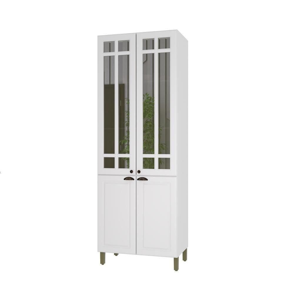 Paneleiro 4 Portas Com Vidros Reflecta Firenze Indekes