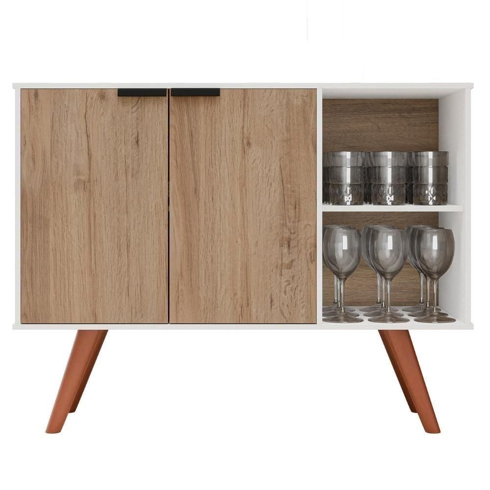 Balcão Buffet Cantinho Do Café Bianca Freijó-branco Z34 - Mpozenato