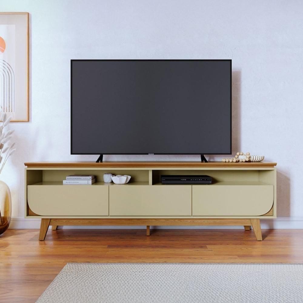 Bancada Selene Com Nichos Cumaru/opala