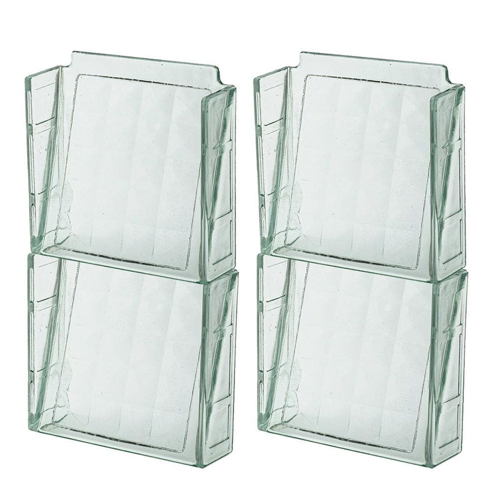Kit 08 Elemento Vazado Cobogó Em Vidro Veneziana Ventilação
