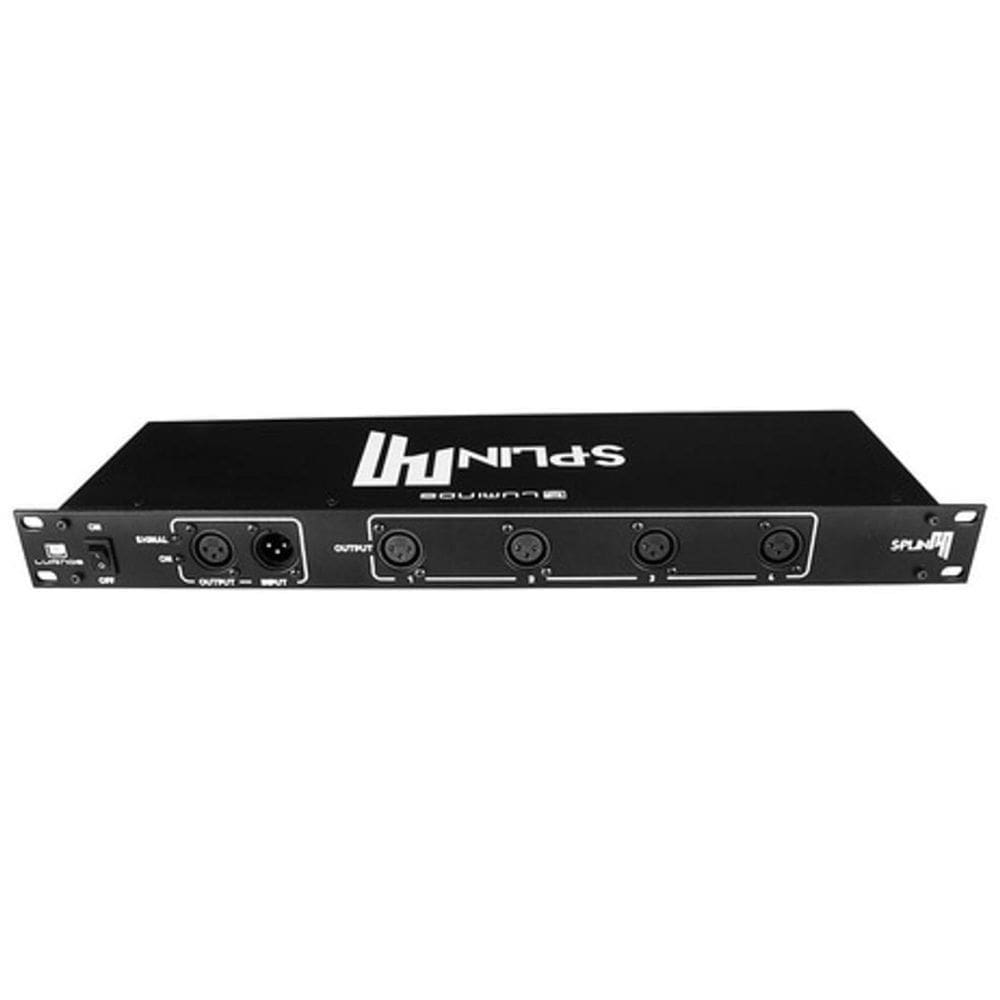 Splitter Dmx 1 Entrada 4 Saidas Bivolt Luminos