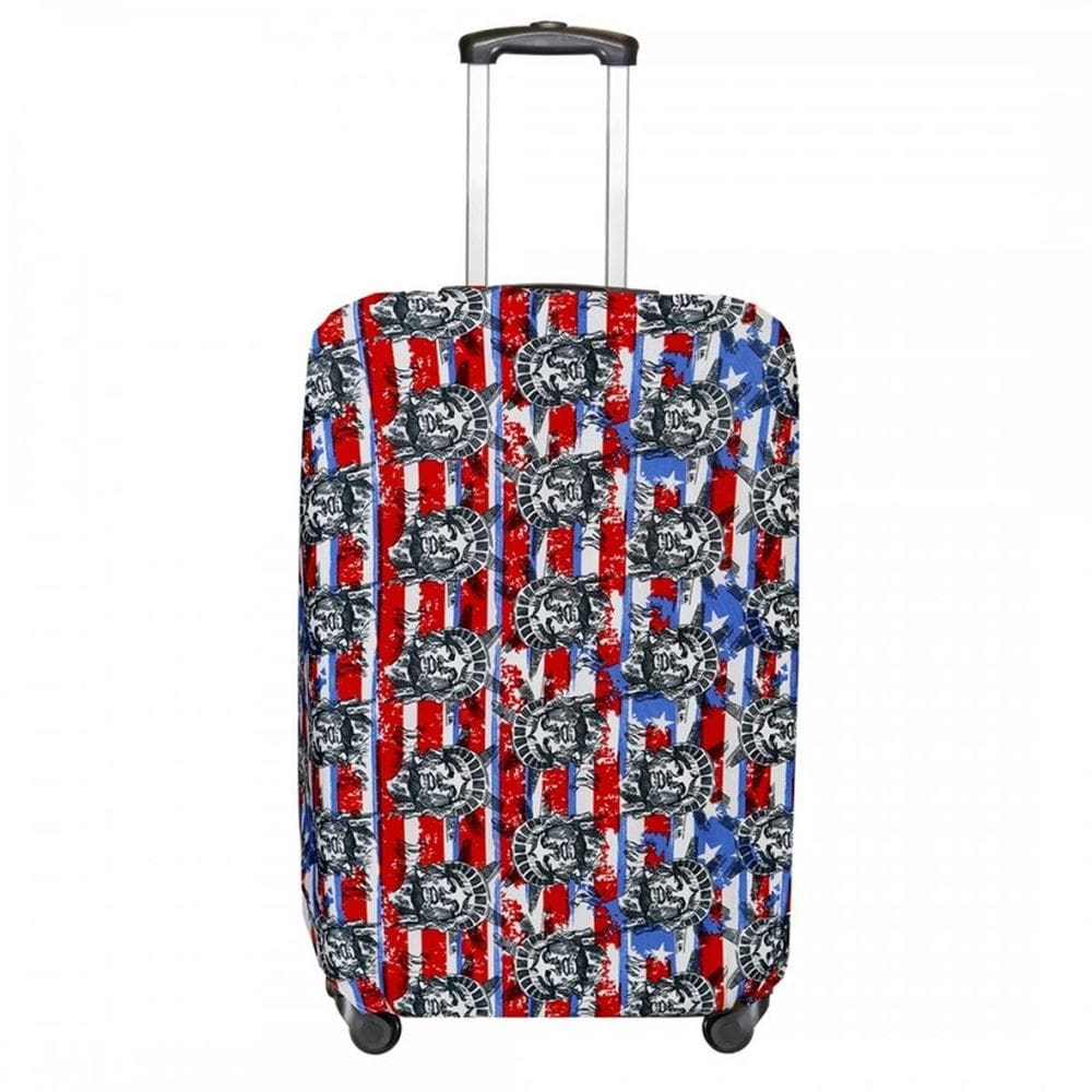 Capa Mala Bagagem Viagem Com Ziper Preta Média 23Kg Elastano