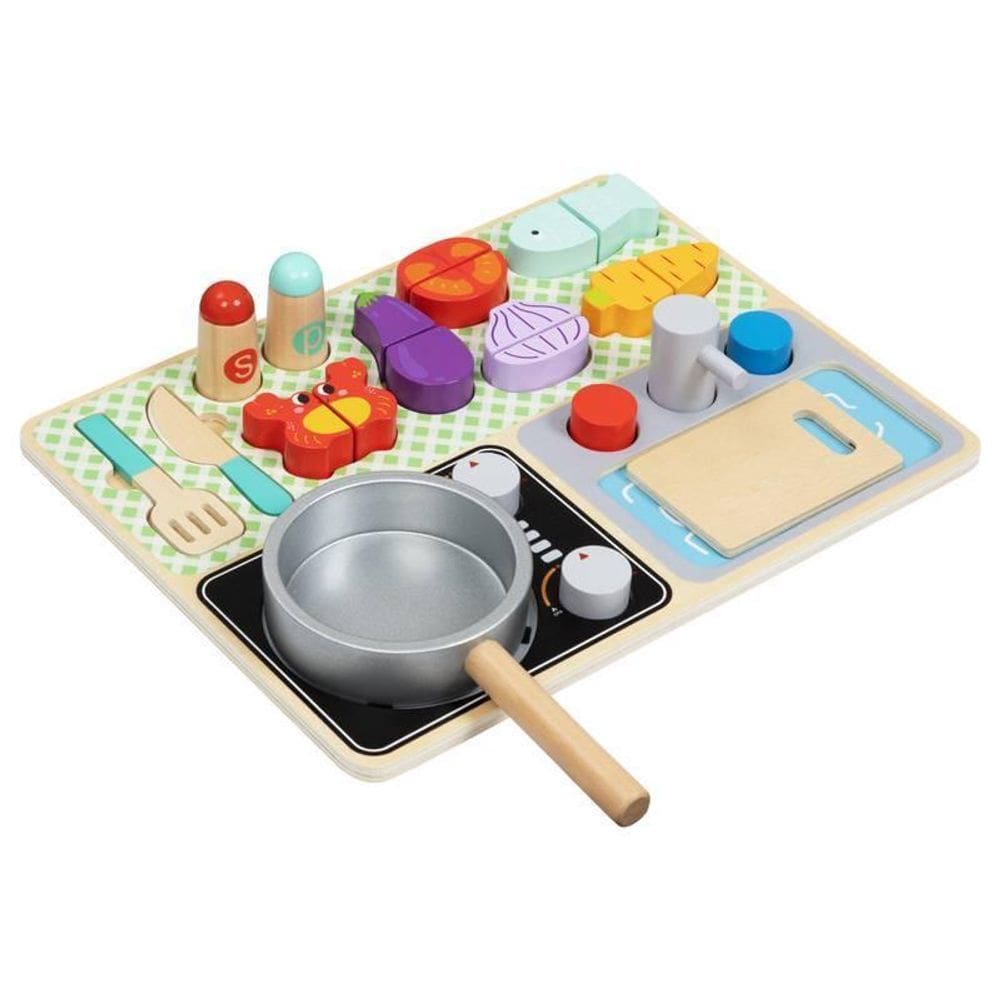 Brinquedo Conjunto Cozinha Didatico Tooky Toy Com 24 Peças
