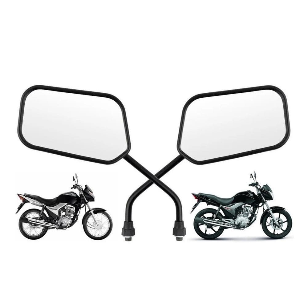Espelhos Retrovisor Cg Titan 150 Fan Ks Es Par