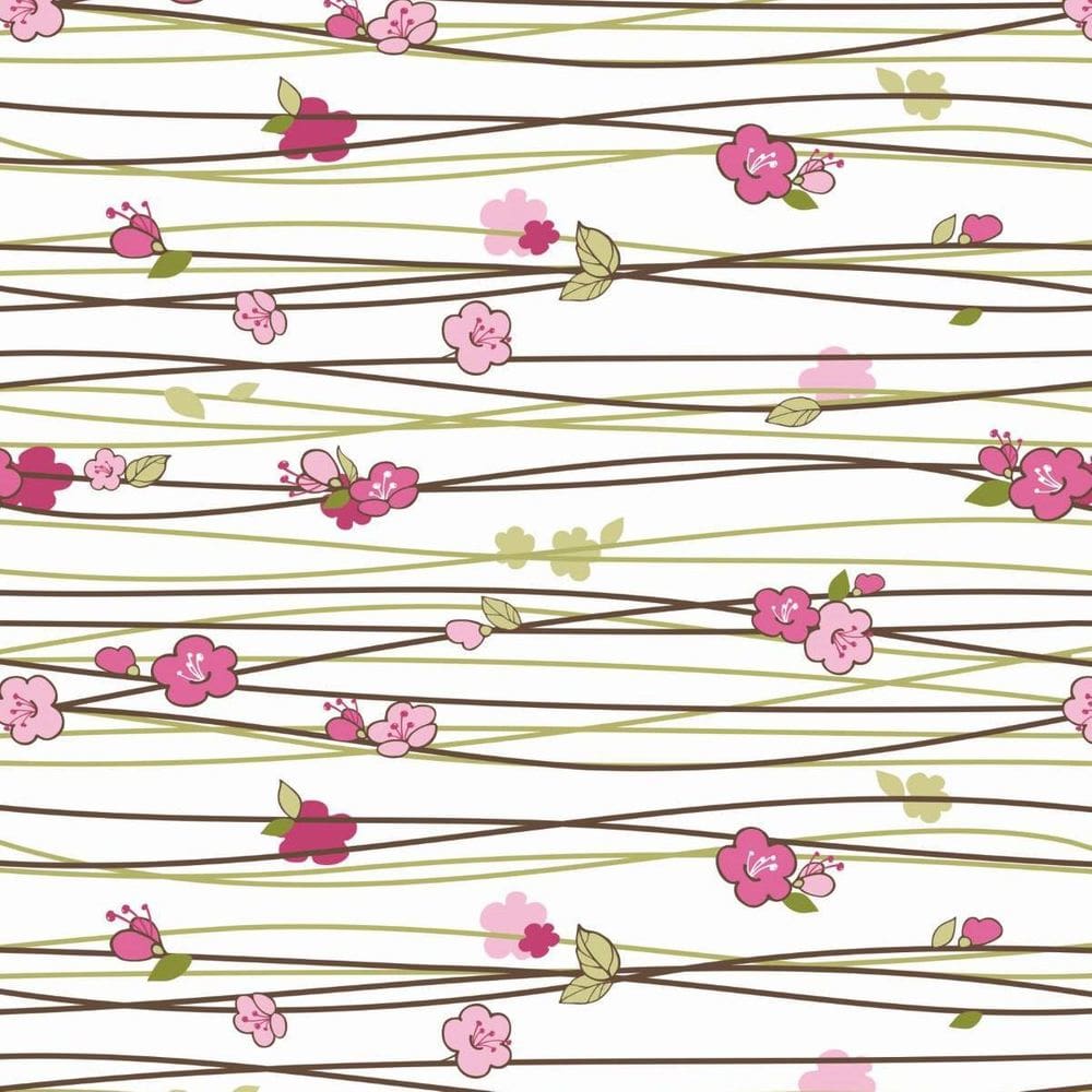 Papel De Parede Adesivo Lavável Orquídeas 6M