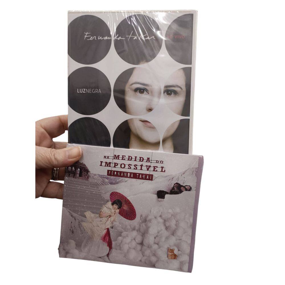 DVD Fernanda Takai - Luz Negra Ao Vivo/Cd Na Medida Do Impos