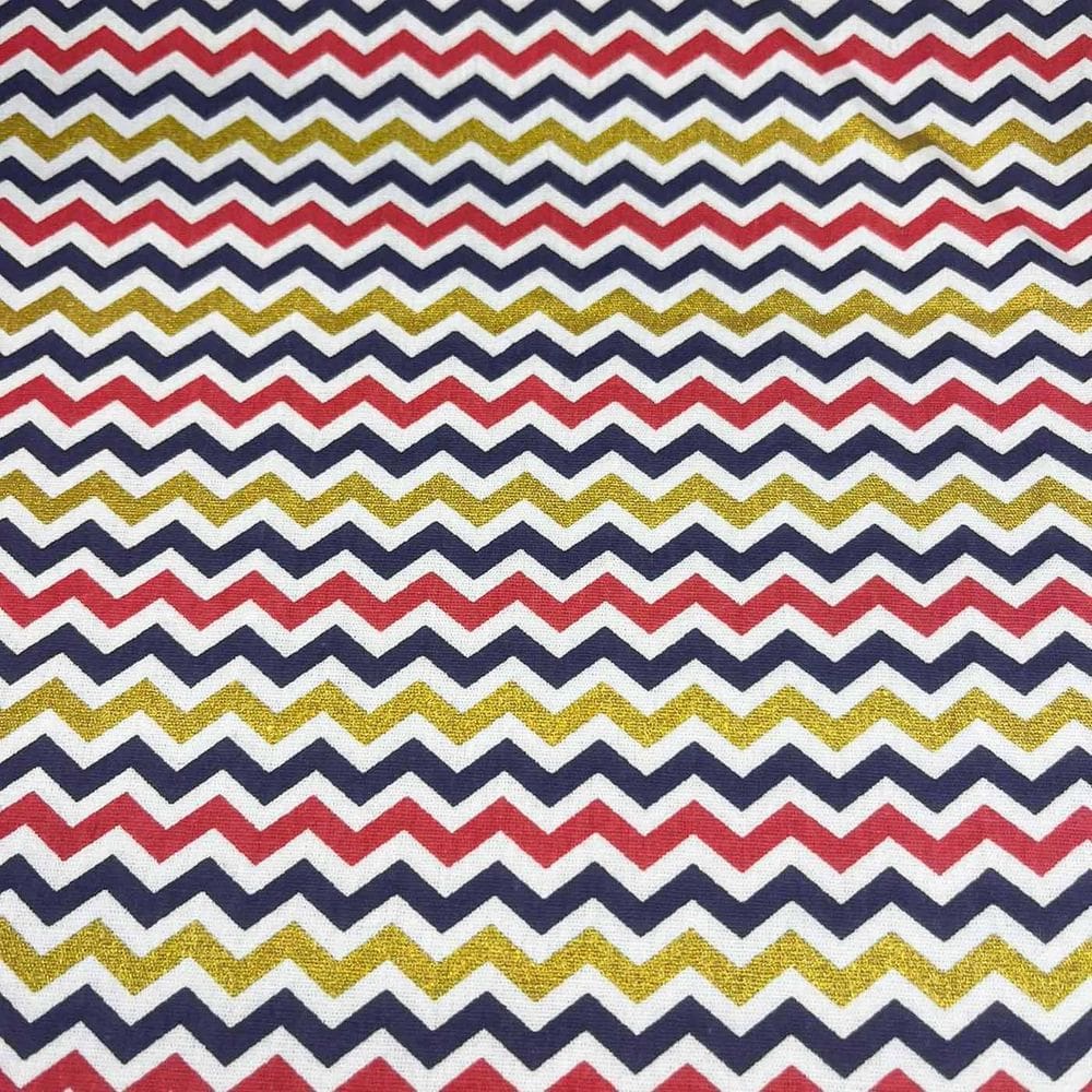 Tecido Tricoline Patchwork 100% Algodão - 1 Metro - Estampas