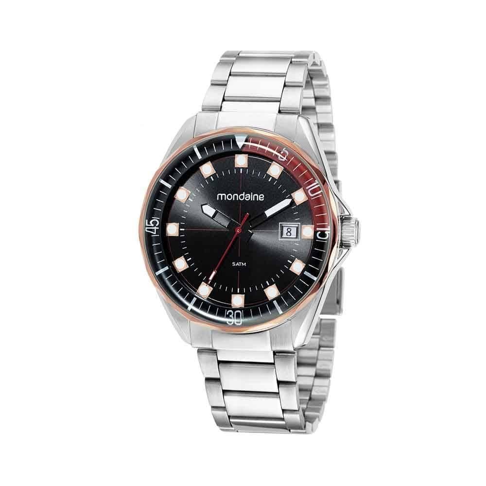 Relogio Mondaine Masculino Ref: 32440G0Mvne2 Casual Prateado