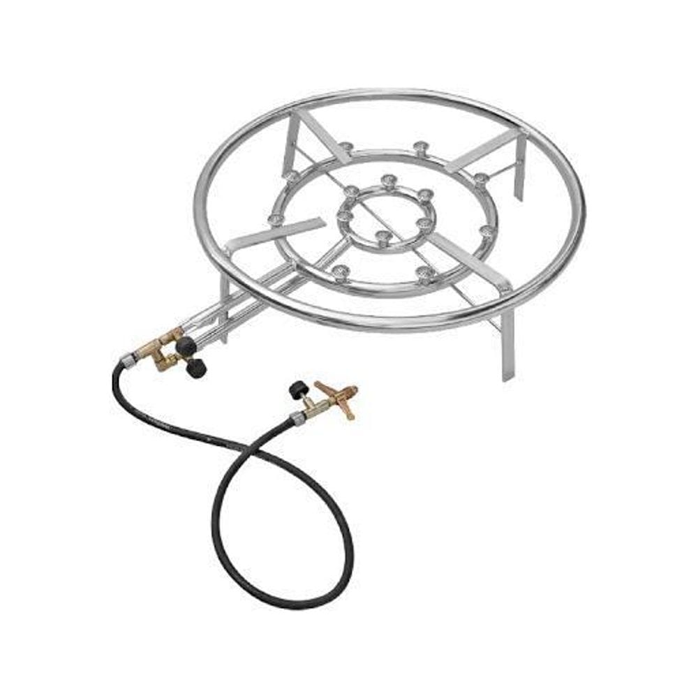 Fogareiro 2 X 1 Zincado Para Disco E Panela Papaléguas 35Cm