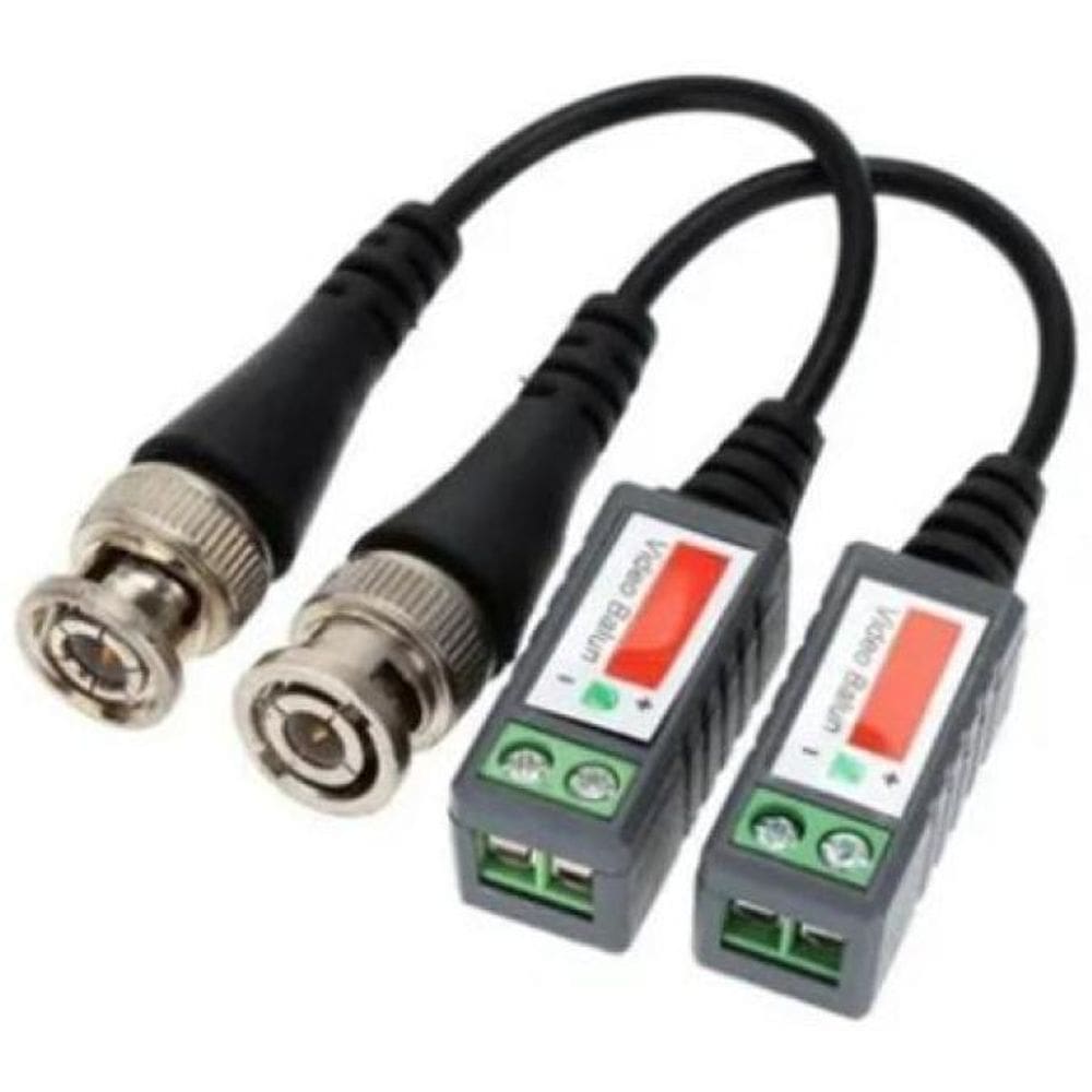 Kit 100 Balun Ahd Conector Video Balun Ahd- 100U