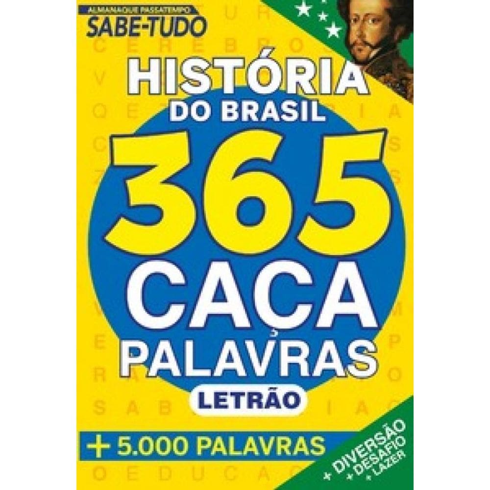 Almanaque Passatempo Sabe Tudo 365 Caça Palavras: História