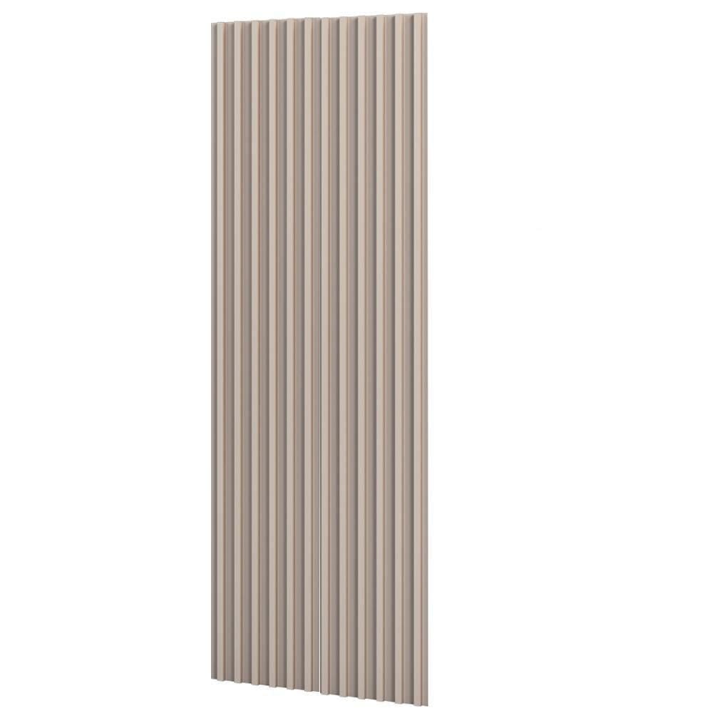 Painel Ripado De Madeira Para Sala Quarto 89x250cm Bairon D03 Fendi - Lyam Decor