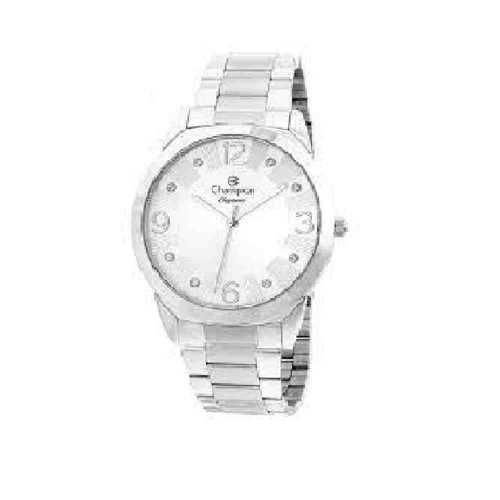 Relógio Feminino Champion Cn24075Y Prata