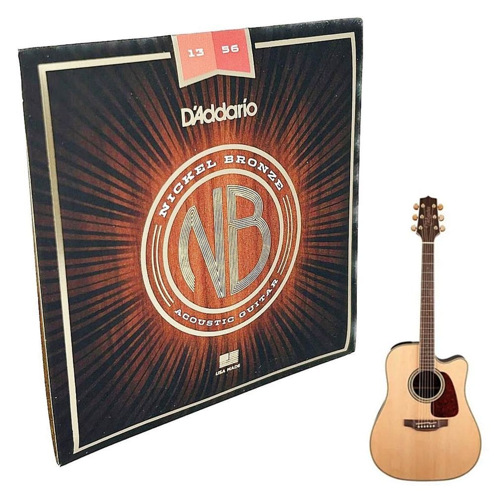 Cordas Violão D`Addario NB 013 Nickel Bronze Aço - NB1356