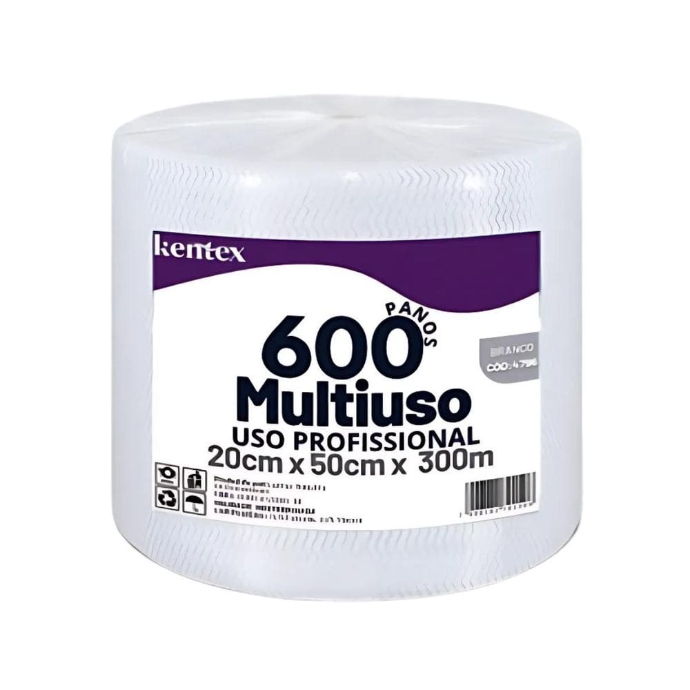 Pano Multiuso Branco Kentex 300M Praticidade E Durabilidade
