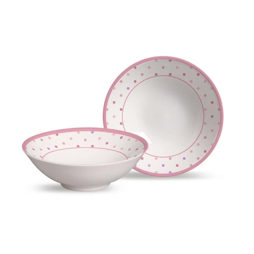 Bowl Decorado Páscoa Coelha Amy C/6 Und Alleanza Ceramica